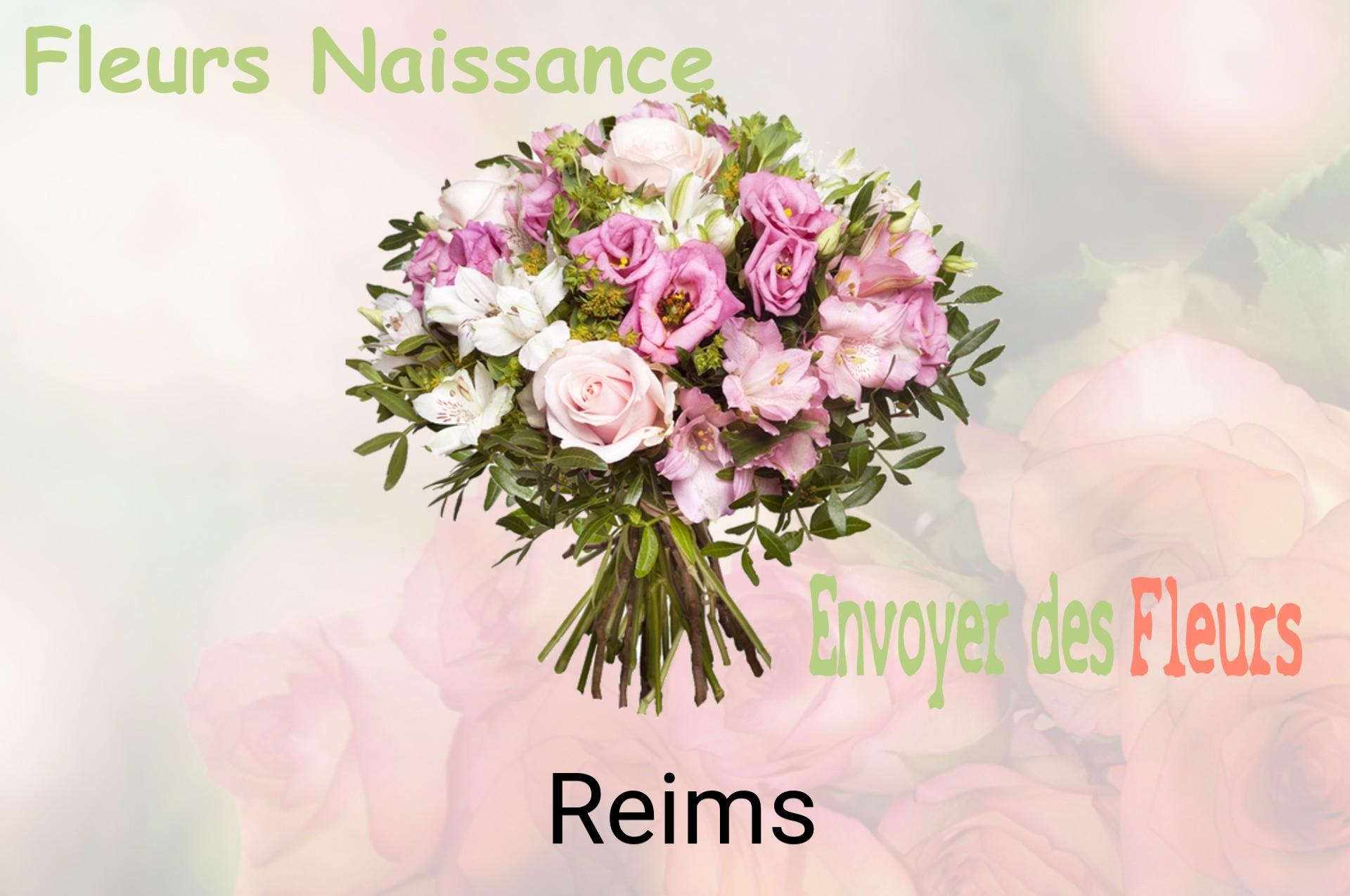 Bouquet de fleurs de naissance livré à Reims